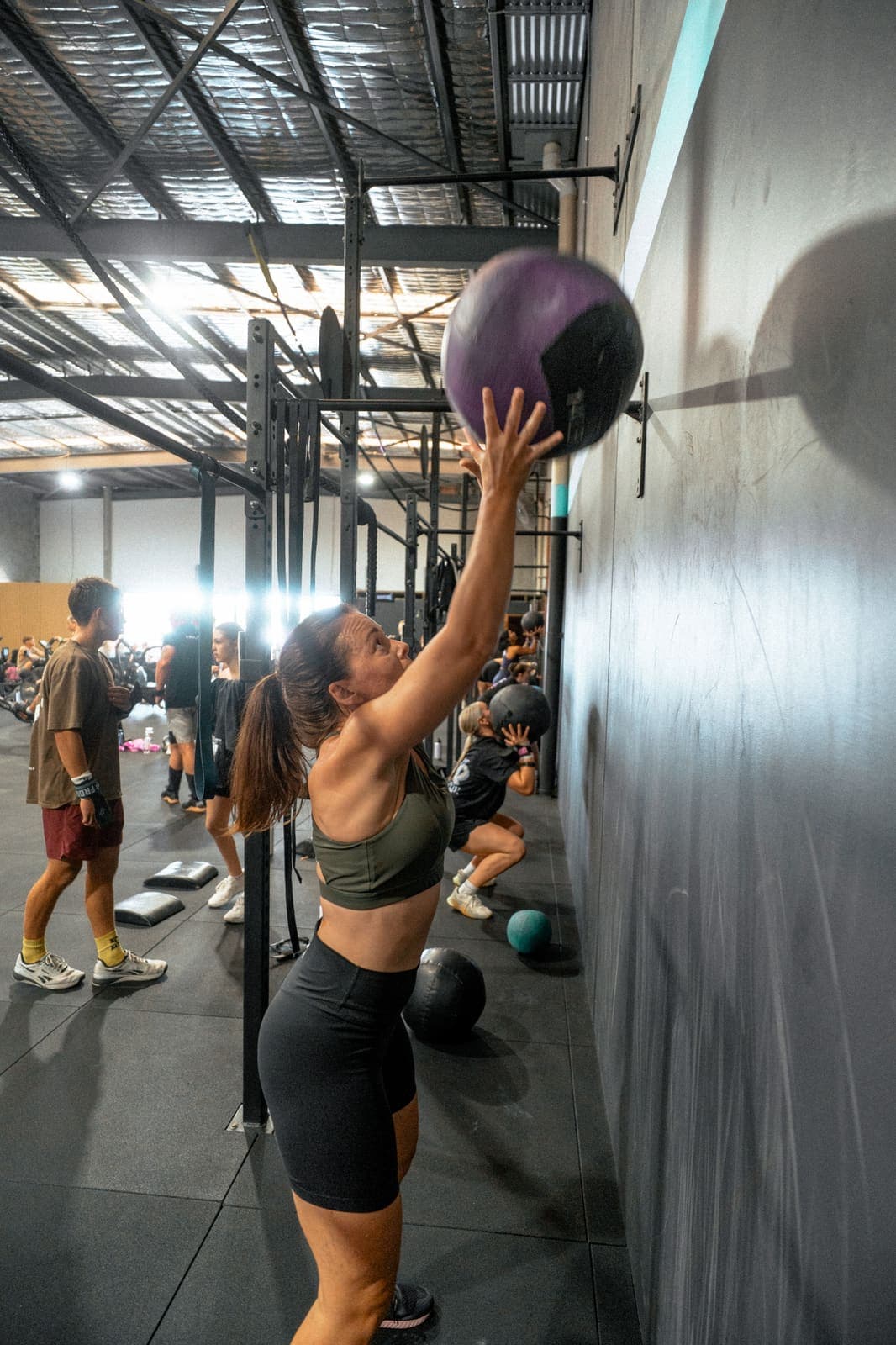 Pull-ups on the HVN rig