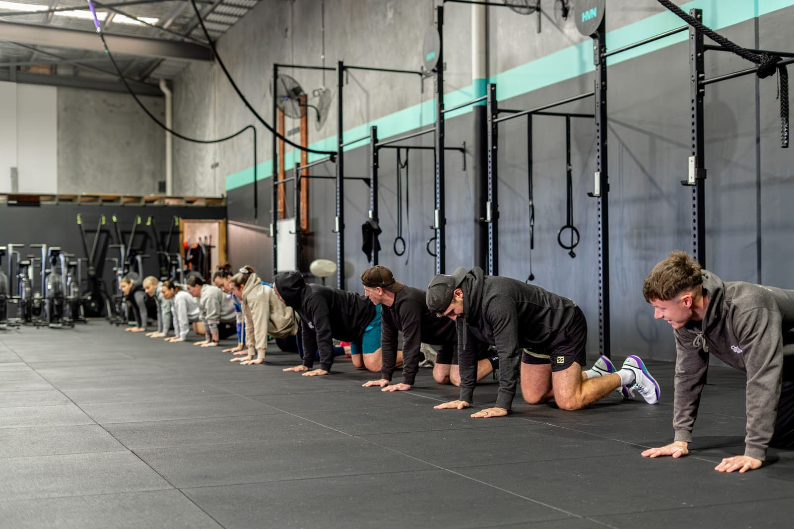 Group workout at HVN